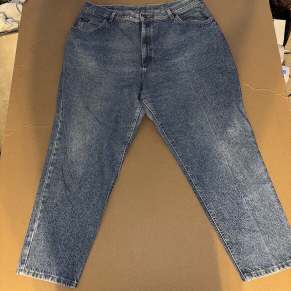 Women’s Vintage Lee Jeans Lot Made In USA Size 22W 2 Pair - Picture 4 of 6